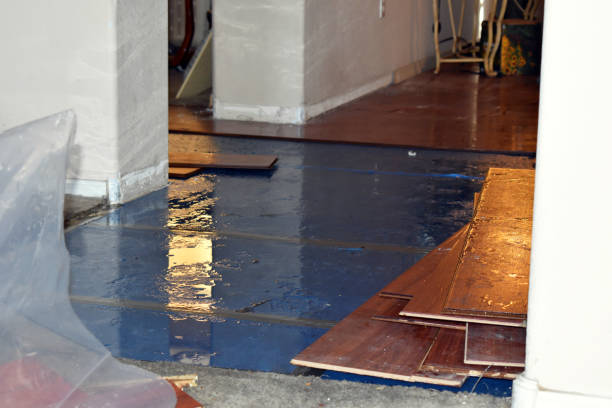 Professional Sewage Cleanup technician working in Winterport, ME